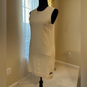 Nike cream colored tunic length athletic dress.  Size S